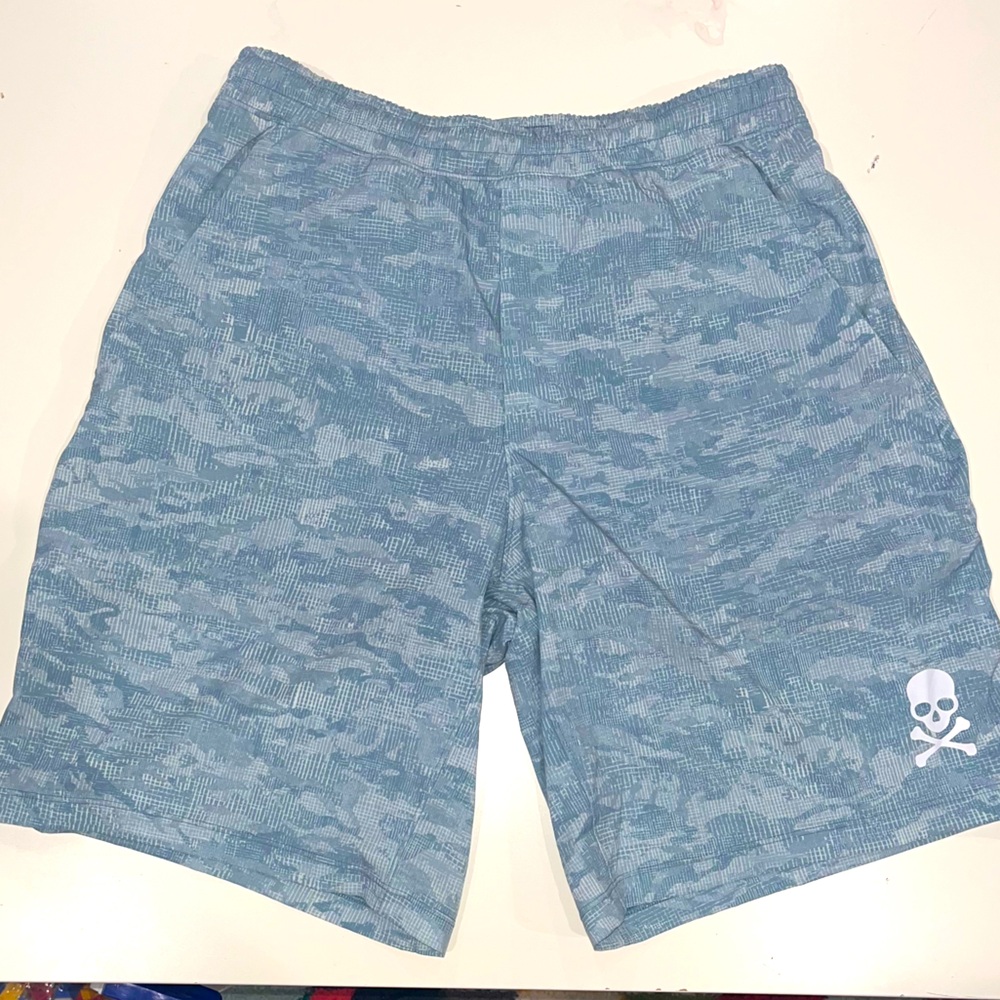 lululemon athletica x soul cycle  Camo Athletic Shorts